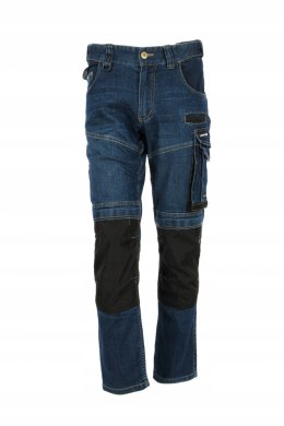 LAHTI PRO Spodnie robocze jeans pasek nakolanniki