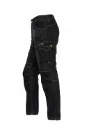 LAHTI PRO Spodnie robocze jeansowe Slim Fit +pasek