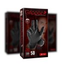 Rękawiczki Nitrylowe Grippaz 246 Black (50 sztuk)