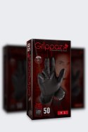 Rękawiczki Nitrylowe Grippaz 246 Black (50 sztuk) Rękawiczki Nitrylowe Grippaz 246 Black (50 sztuk)