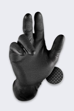Rękawiczki Nitrylowe Grippaz 246 Black (50 sztuk)