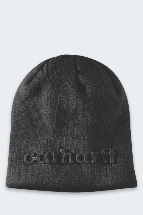 KNIT EMBOSSED BEANIE