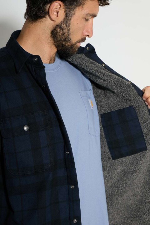 Koszula Wierzchnia Carhartt Heavyweight Flannel Sherpa