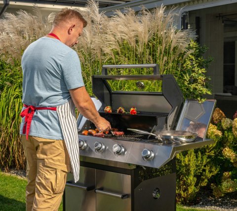 Grill gazowy Batory 1000 DEDRA NG1000, 5 palników, 17 kW, wąż z reduktorem