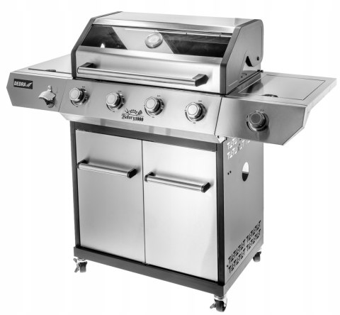 Grill gazowy Batory 1000 DEDRA NG1000, 5 palników, 17 kW, wąż z reduktorem