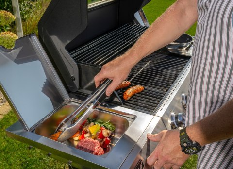 Grill gazowy Batory 1000 DEDRA NG1000, 5 palników, 17 kW, wąż z reduktorem