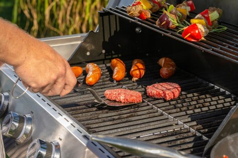 Grill gazowy Batory 1000 DEDRA NG1000, 5 palników, 17 kW, wąż z reduktorem