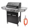 Grill gazowy Batory 900 DEDRA NG0900, 4 palniki, 12 kW, wąż z reduktorem