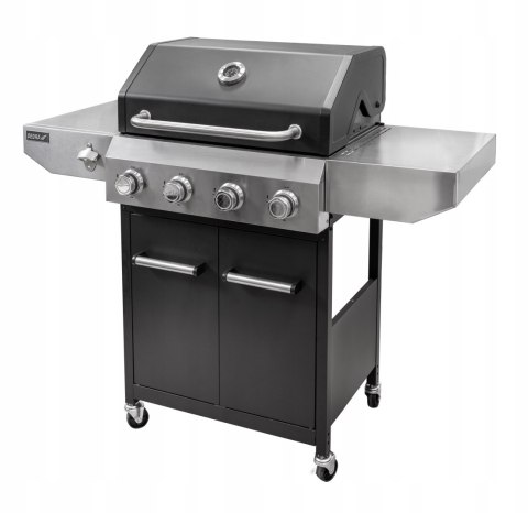 Grill gazowy Batory 900 DEDRA NG0900, 4 palniki, 12 kW, wąż z reduktorem