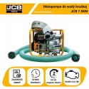 MOTOPOMPA SPALINOWA DO WODY BRUDNEJ JCB 7,5 KM 1000 L/MIN ZESTAW WĘŻE
