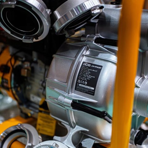 MOTOPOMPA SPALINOWA DO WODY BRUDNEJ JCB 7,5 KM 1000 L/MIN ZESTAW WĘŻE