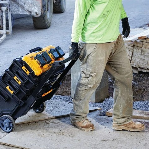 Ładowarka wielonapięciowa DeWALT DCB104 z 4 gniazdami 8A XR