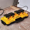 Ładowarka wielonapięciowa DeWALT DCB104 z 4 gniazdami 8A XR