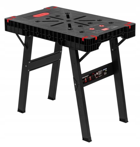 Stół roboczy warsztatowy składany mobilny 900x600x800mm Proline 62002