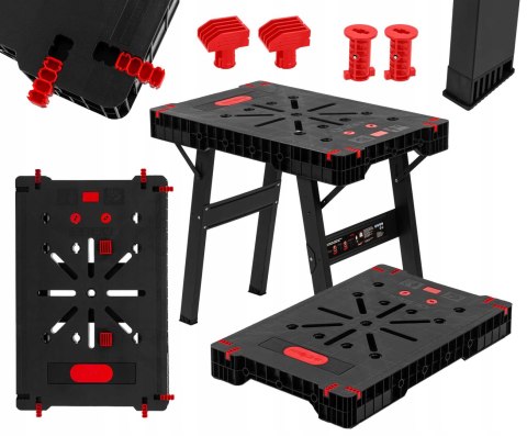 Stół roboczy warsztatowy składany mobilny 900x600x800mm Proline 62002