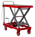 WÓZEK NOŻYCOWY PLATFORMOWY MOBILNY STÓŁ HYDRAULICZNY 80X50CM 500KG 770MM
