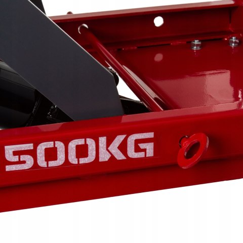 WÓZEK NOŻYCOWY PLATFORMOWY MOBILNY STÓŁ HYDRAULICZNY 80X50CM 500KG 770MM