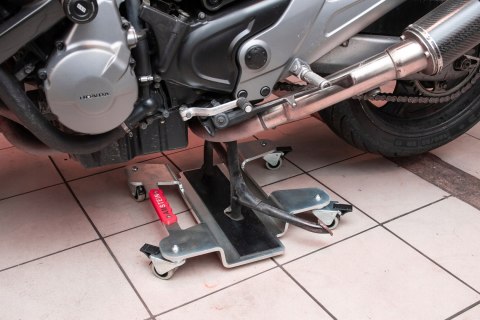 Wózek motocyklowy platforma manewrowa pod motocykle na stopkę AM2 GREEN