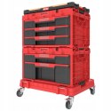 Zestaw skrzyń narzędziowych Qbrick System ONE Red Workshop Drawers 2466