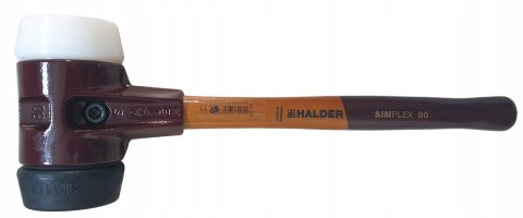 Młotek Halder SIMPLEX 80mm GUMA - SUPERPLASTIK 3027.80