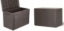 PROSPERPLAST 1 Skrzynia ogrodowa WOODEBOX - umbra MBWL190-440U 7982