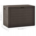 PROSPERPLAST 1 Skrzynia ogrodowa WOODEBOX - umbra MBWL190-440U 7982