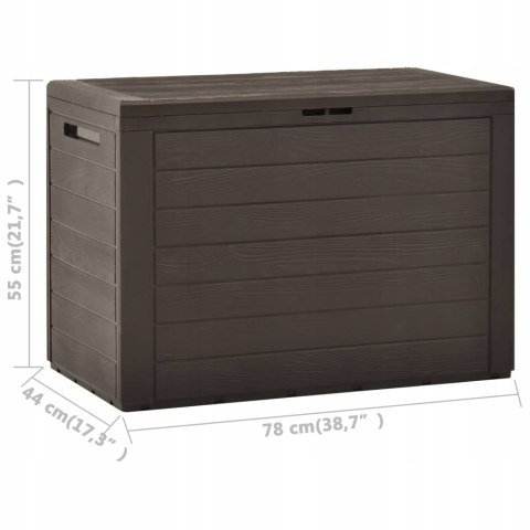 PROSPERPLAST 1 Skrzynia ogrodowa WOODEBOX - umbra MBWL190-440U 7982