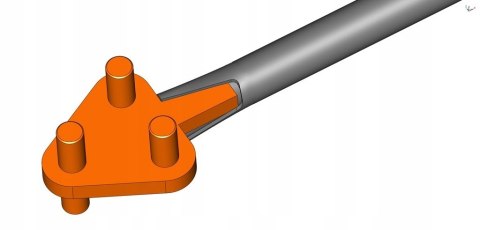 Giętarka Brosmet KGR-2, 6-8 mm do haków, do prętów, do strzemion