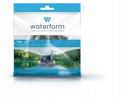 Kran do deszczówki Prosperplast Cantap czarny 5872