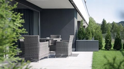 Skrzynia ogrodowa tworzywo sztuczne 280 l brązowy 8040