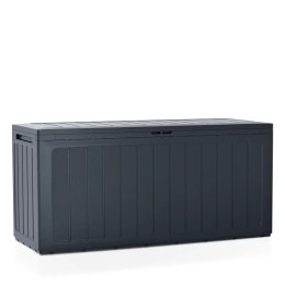 Skrzynia ogrodowa tworzywo sztuczne 280 l szary 8057